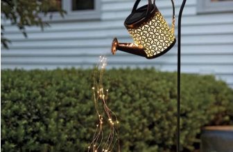 Lardic Solar Tuinlamp met grondspies – Solar Tuinverlichting – Brons kleurig metaal